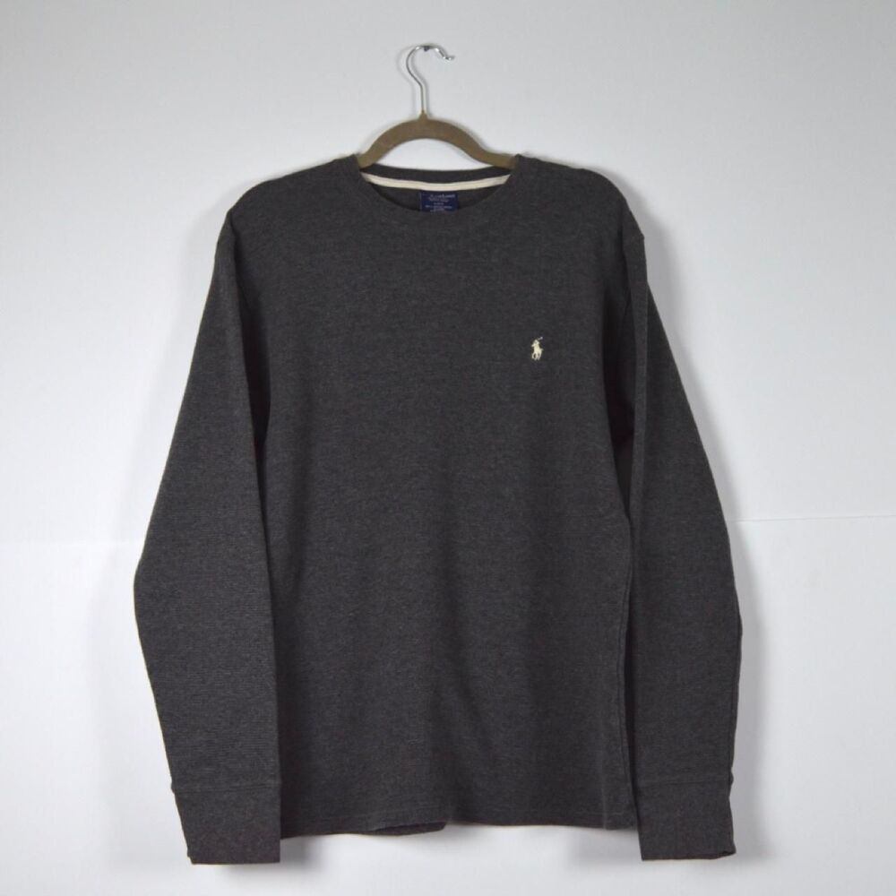 Polo-ralph-lauren Men's Grey and Navy Jumper